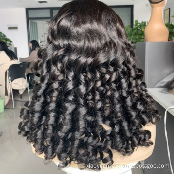 Mayqueen Wholesale180% 200% Density loose  12aRaw Virgin Cuticle Raw Unprocessed Hair Funmi Hair Wig Double Drawn hd Lace Wigs